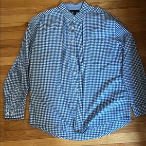 Tommy Hilfiger Blue Gingham Button Down Shirt